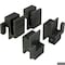 Prime-Line 3/8 in. x 9/16 in. Black Plastic Window Corner Guide, Likit (Single Pack) G 3078 - alternate 1